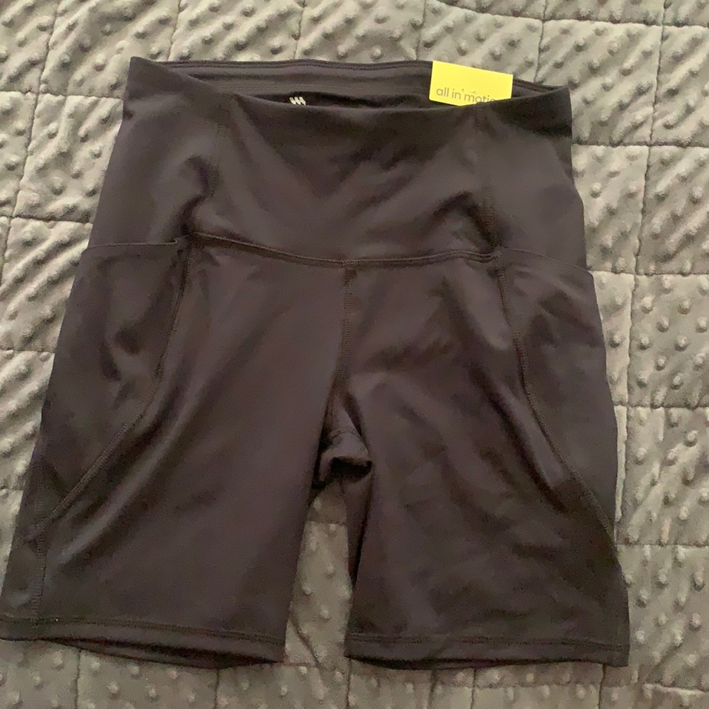 Black Biking Shorts